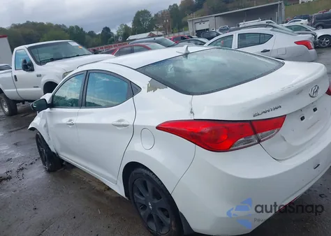 2013 Hyundai Elantra Limited z USA, uszkodzony, nr VIN 5NPDH4AE8DH258786